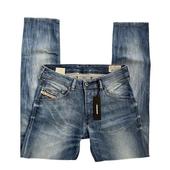 DIESEL Belther R823X Regular Slim Tapered Jeans Size 28 X 30 $228 - Picture 1 of 11